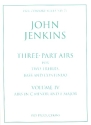 Three-Part Airs vol.4 for 2 trebles, bass and Bc score and parts (Bc realized)