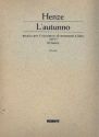 L'autunno fr Flte (Altflte, Piccolo), Oboe (Oboe d'amore), Klarinette, (Klari Stimmensatz