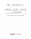 Three Fragments of Ibn Khafajah for soprano, flute, guitar, violin and cello score and parts