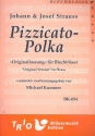Pizzicato-Polka fr 2 Trompeten, Horn, Posaune und Tuba Partitur und Stimmen