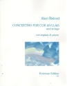 Concertino for cor anglais and strings for cor anglais and piano