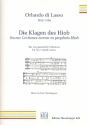 Die Klagen des Hiob fr gem Chor a cappella Partitur (la)