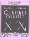 Clair de lune for 3 clarinets and bass clarinet score and parts