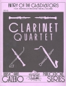 Entry of the Gladiators for 4 clarinets score and parts