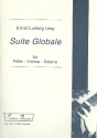 Suite globale fr Flte, Violine und Gitarre Partitur und Stimmen