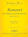 Konzert g-Moll op.50 fr Klavier und Orchester Studienpartitur
