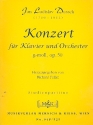 Konzert g-Moll op.50 fr Klavier und Orchester Studienpartitur