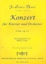 Konzert F-Dur op.14 fr Klavier und Orchester Studienpartitur