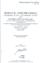 9 Sonaten fr Violine und Bc Partitur und Stimmen (Bc nicht ausgesetzt)