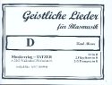 Geistliche Lieder fr Blasorchester Alt in B/Flgelhorn 2/Trompete 2 und 3