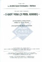 I got You (I feel good) for voice and big band score and parts