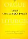 Viens Sauveur des Paens pour orgue