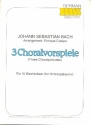 3 Choralvorspiele  fr 4 Trompeten, 2 Hrner, 3 Posaunen und Tuba Partitur und Stimmen