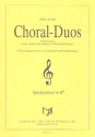 Choral-Duos für 2 Posaunen (Bassinstrumente) Spielpartitur in B Violinschlüssel