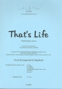 That's Life (Frank Sinatra version): for voice and big band score and parts