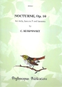 Nocturne op.16 for viola, horn in F and bassoon score and parts