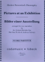 Bilder einer Ausstellung fr 2 Marimbaphone Partitur und Stimmen