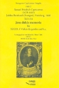 Jesus dulcis memoria fr 5 Stimmen (gem Chor), 4 Violen da gamba und Bc 6 Partituren und Stimmen (Bc nicht ausgesetzt)