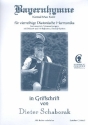 Bayernhymne fr vierreihige diatonische Harmonika, in Griffschrift