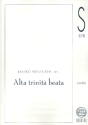 Alta trinit beata for mixed chorus a cappella score