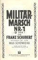 Militr-Marsch D-Dur Nr.1 fr Salonorchester Direktion und Stimmen