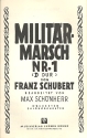 Militr-Marsch D-Dur Nr.1 fr Salonorchester Direktion und Stimmen