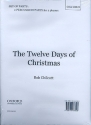 The twelve Days of Christmas for mixed chorus and 1-2 pianos (percussion ad lib) percussion part for 2 players