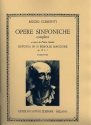 Sinfonia in si bemolle maggiore op.18,1 per orchestra partitura