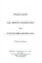 Introduction and Chorus from Cavalleria Rusticana chorus score