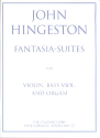 Fantasia-Suites for violin, bass viol and organ score and parts