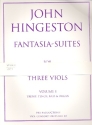 Fantasia-Suites a 3 vol.1 for 3 viols and organ score and parts