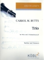Trio fr Flte und 2 Klarinetten Partitur und Stimmen