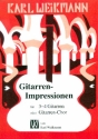 Gitarren-Impressionen fr 3-4 Gitarren (Ensemble) Spielpartitur