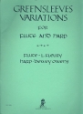 Greensleeves Variations  for flute and harp