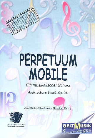 Perpetuum mobile op.257 fr Akkordeon