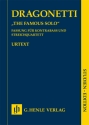 The famous Solo fr Kontrabass solo, 2 Violinen, Viola und Violoncello Studienpartitur
