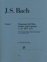 Sonate G-Dur BWV1038 fr Flte, Violine und Bc Stimmen