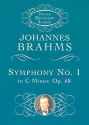 Symphony c minor no.1 op.68 for orchestra study score