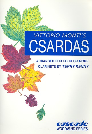 Csardas for 4 or more clarinets score and parts
