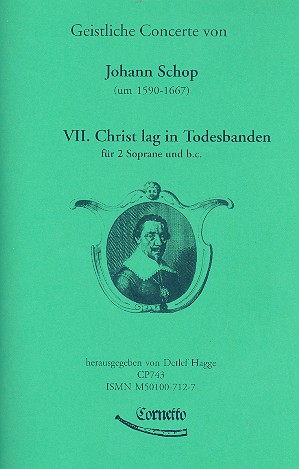 Christ lag in Todesbanden fr 2 Soprane und Bc (Horn a dlib) Partitur und Stimmen