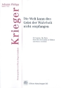 Die Welt kann den Geist der Wahrheit nicht empfangen fr Sopran, Alt, Bass und Bc (3 Viole da Gamba ad lib)  Partitur und Instrumentalstimmen