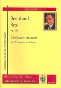 Cantium sacrum op.188 fr 4 Posaunen und Orgel Partitur und Stimmen