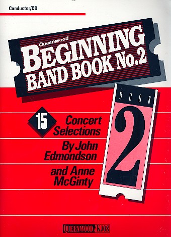 Beginning Band Book vol.2 (+CD) for concert band score/conductor