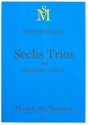6 Trios fr 3 Blockflten (SSA) Spielpartitur