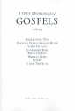 Gospels for mixed chorus and piano (bass, percussion) score