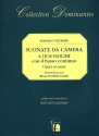 Sonate da camera op.2 a 2 violini con Bc Facsimile