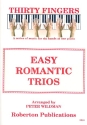 Easy romantic Trios for piano 4 hands score