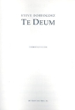 Te Deum for mixed chorus and strings vocal score