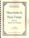 15 Studies for piccolo trumpet