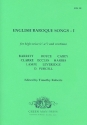 English Baroque Songs vol.1 for high voice and Bc